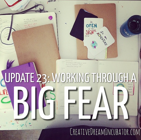 working through a big fear
