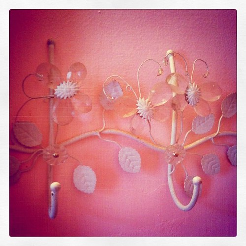 The shade of pink that makes me smile. (my bathroom wall)