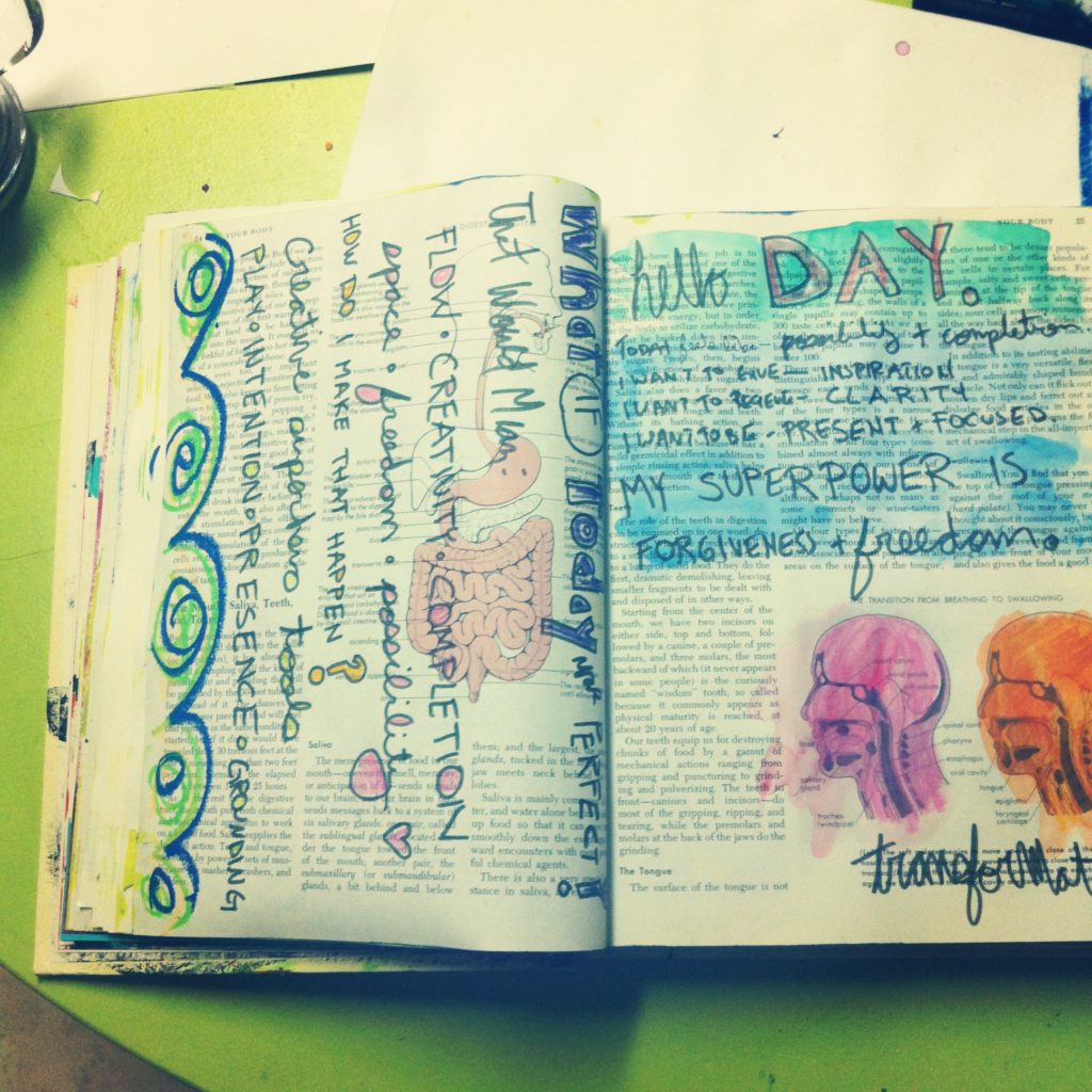 I started a daily creative journaling practice.