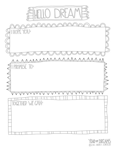 Free guided journal and coloring pages