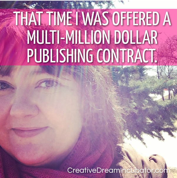 million dollar publishing contract