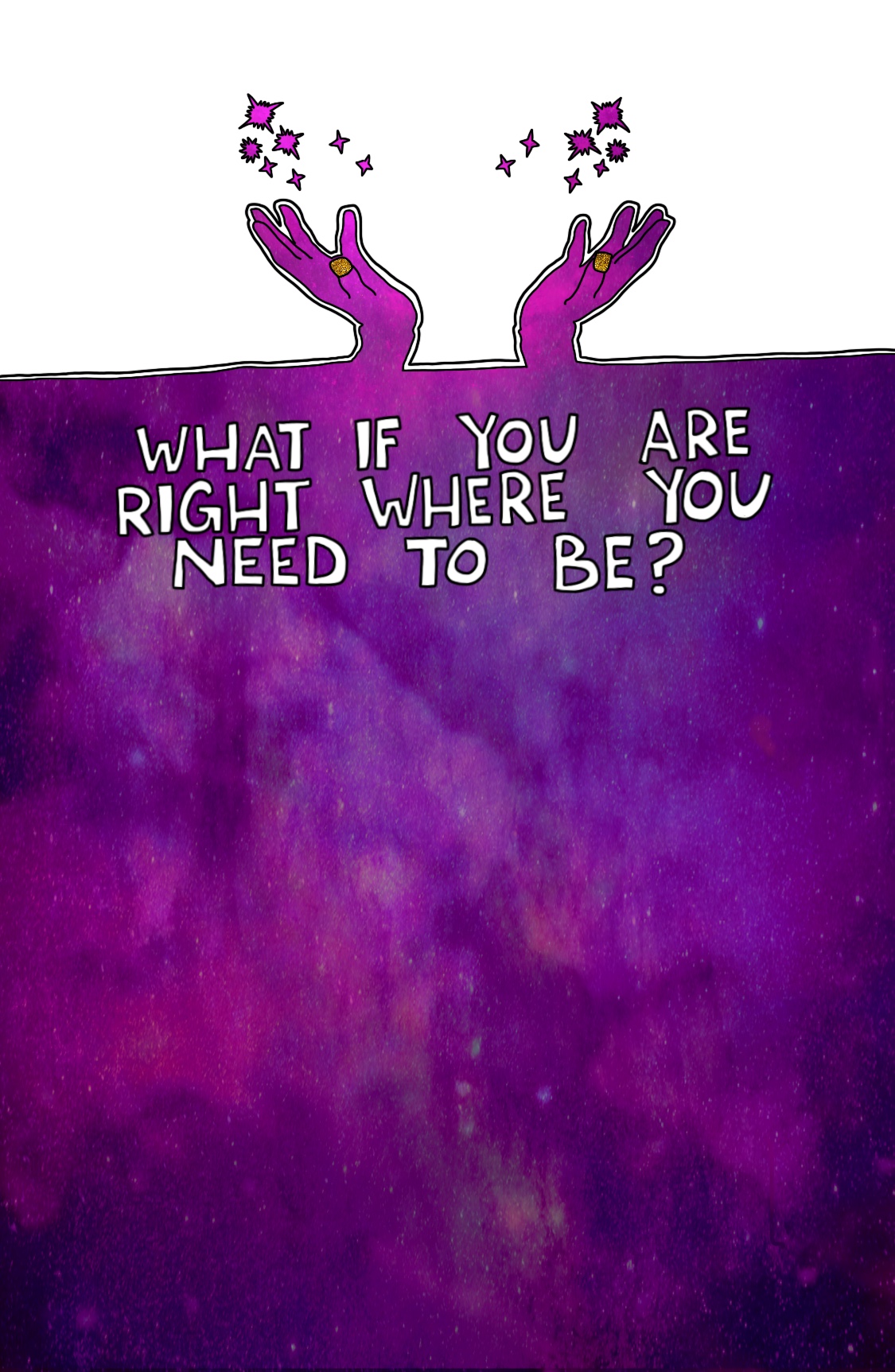 Journal prompt: What if you are right where you need to be?