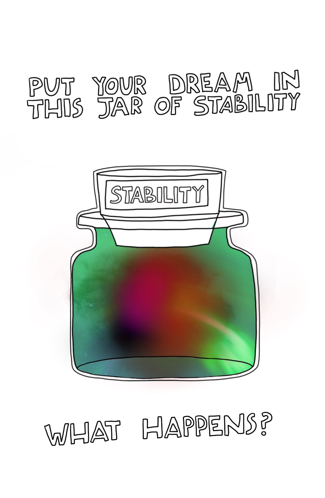 Journal Prompt: Put your self in this jar of possibility. What happens?