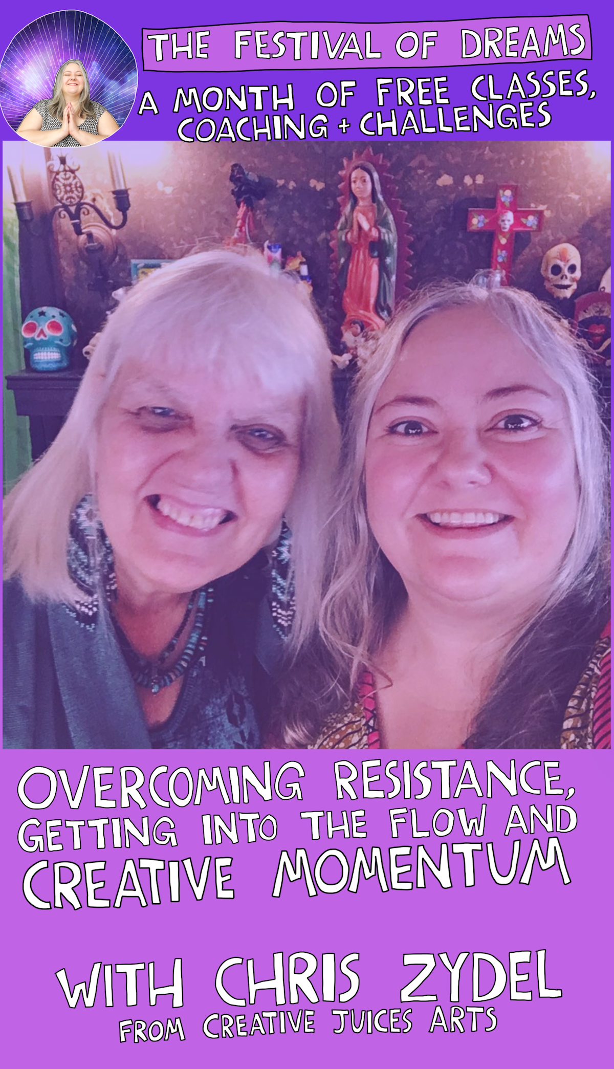 Overcoming resistance and getting into creative flow