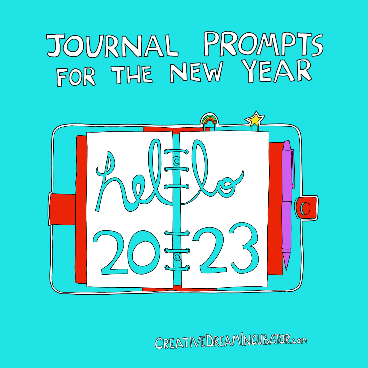 Hello 2023! New Year Journal Prompts