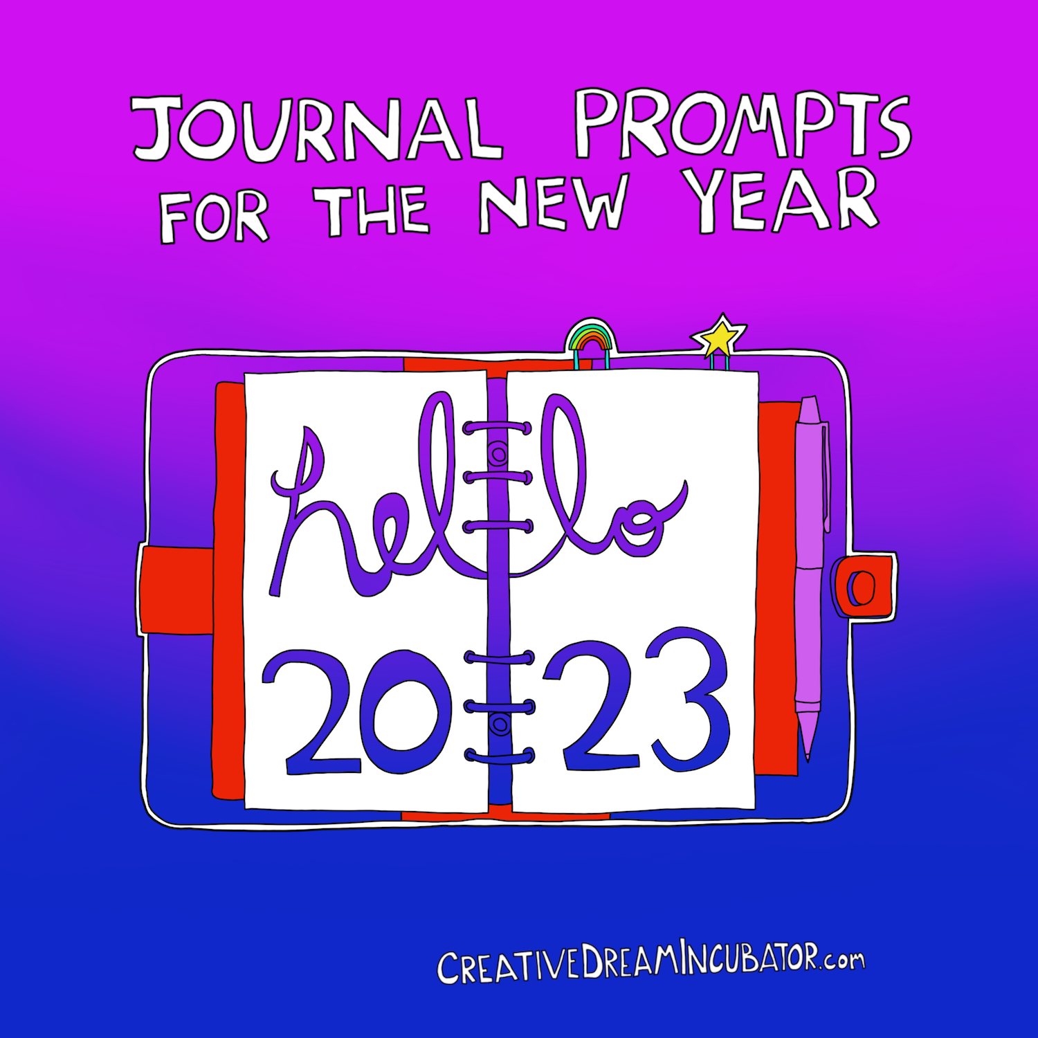 Hello 2023! New Year Journal Prompts