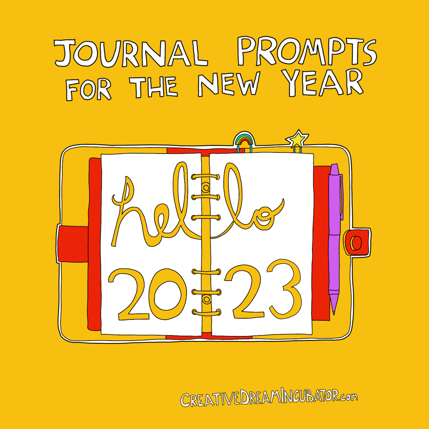 Hello 2023! New Year Journal Prompts