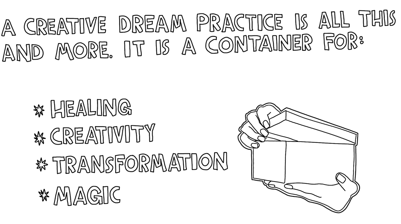 It is a container for: Healing Creativity Transformation Magic