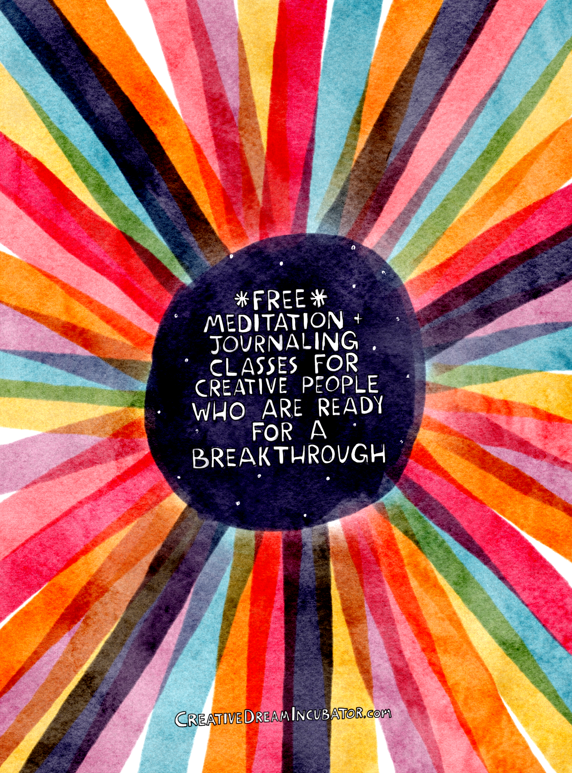 Free Meditation + Journaling Classes for Creative People Who Are Ready For A Breakthrough
