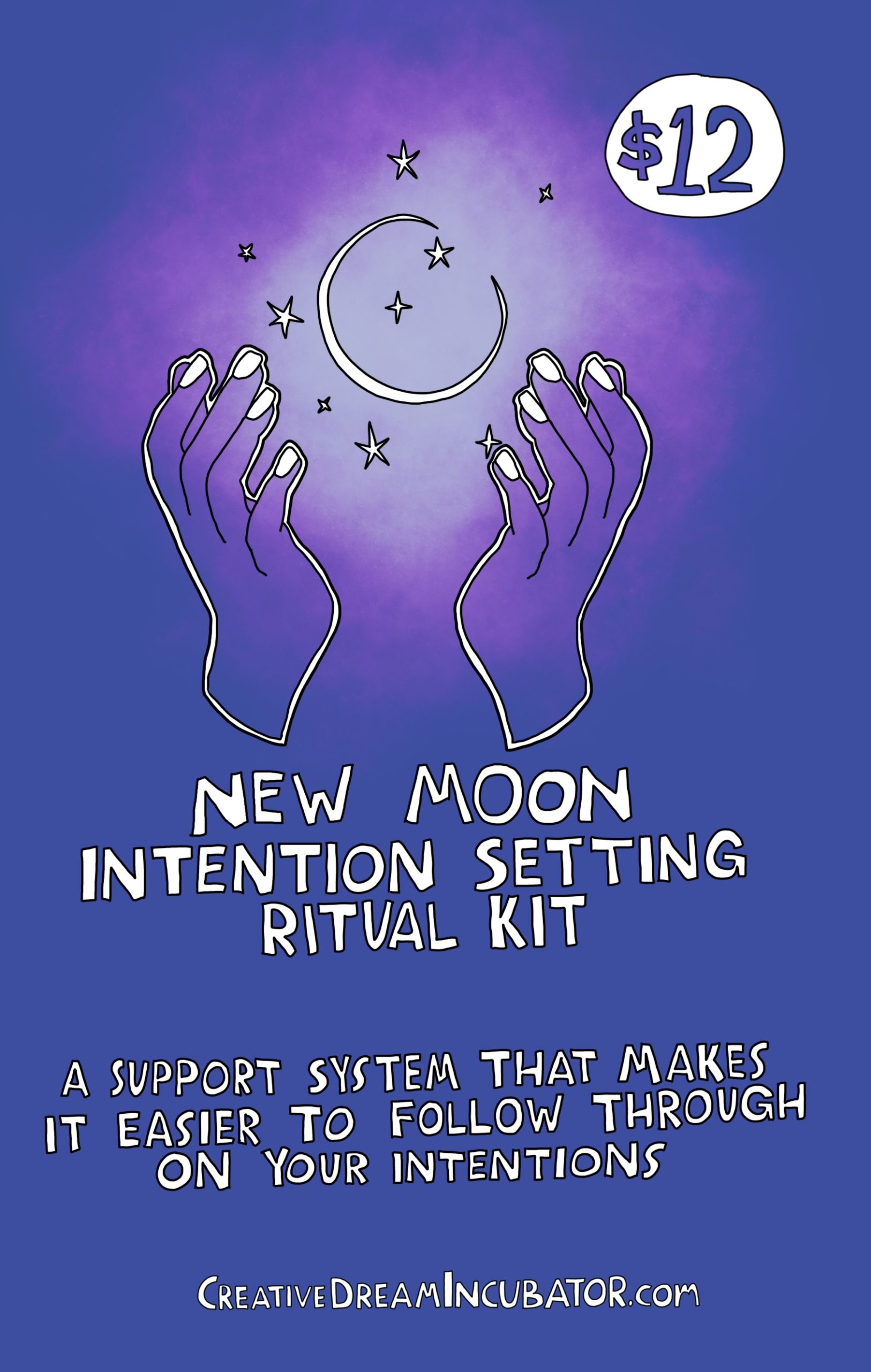 New Moon Intention Setting Ritual Kit
