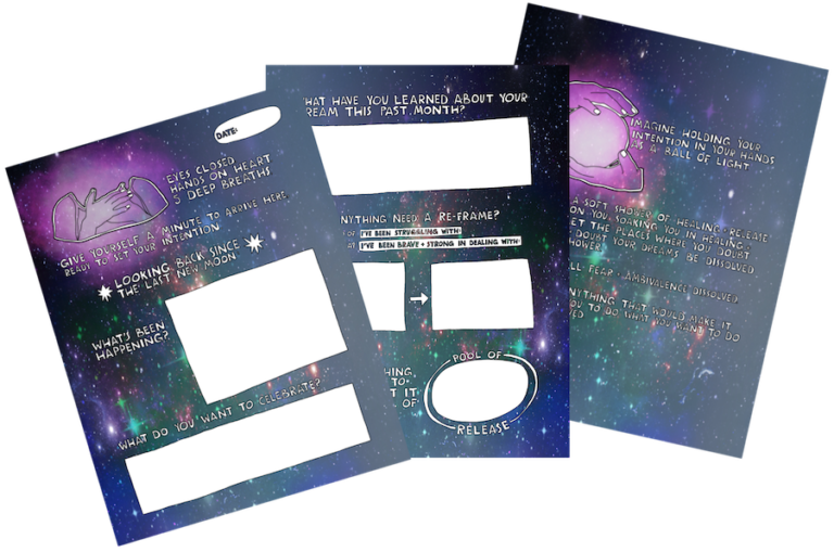 New Moon Intention Setting Ritual Kit Creative Dream Incubator