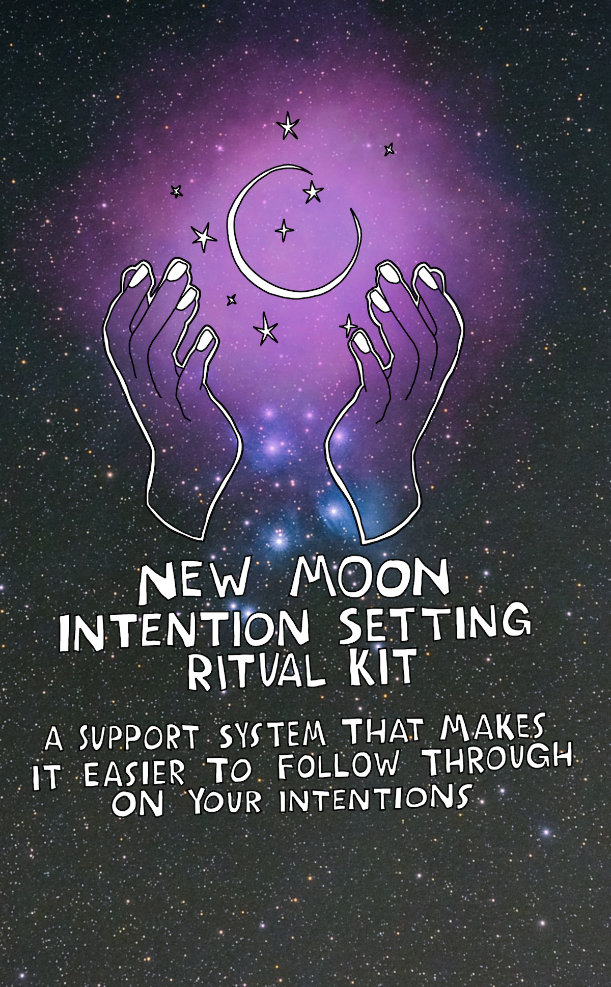 New Moon Intention Setting Ritual Kit