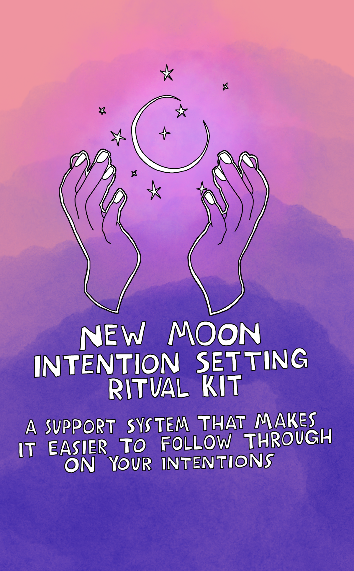 New Moon Intention Setting Ritual Kit