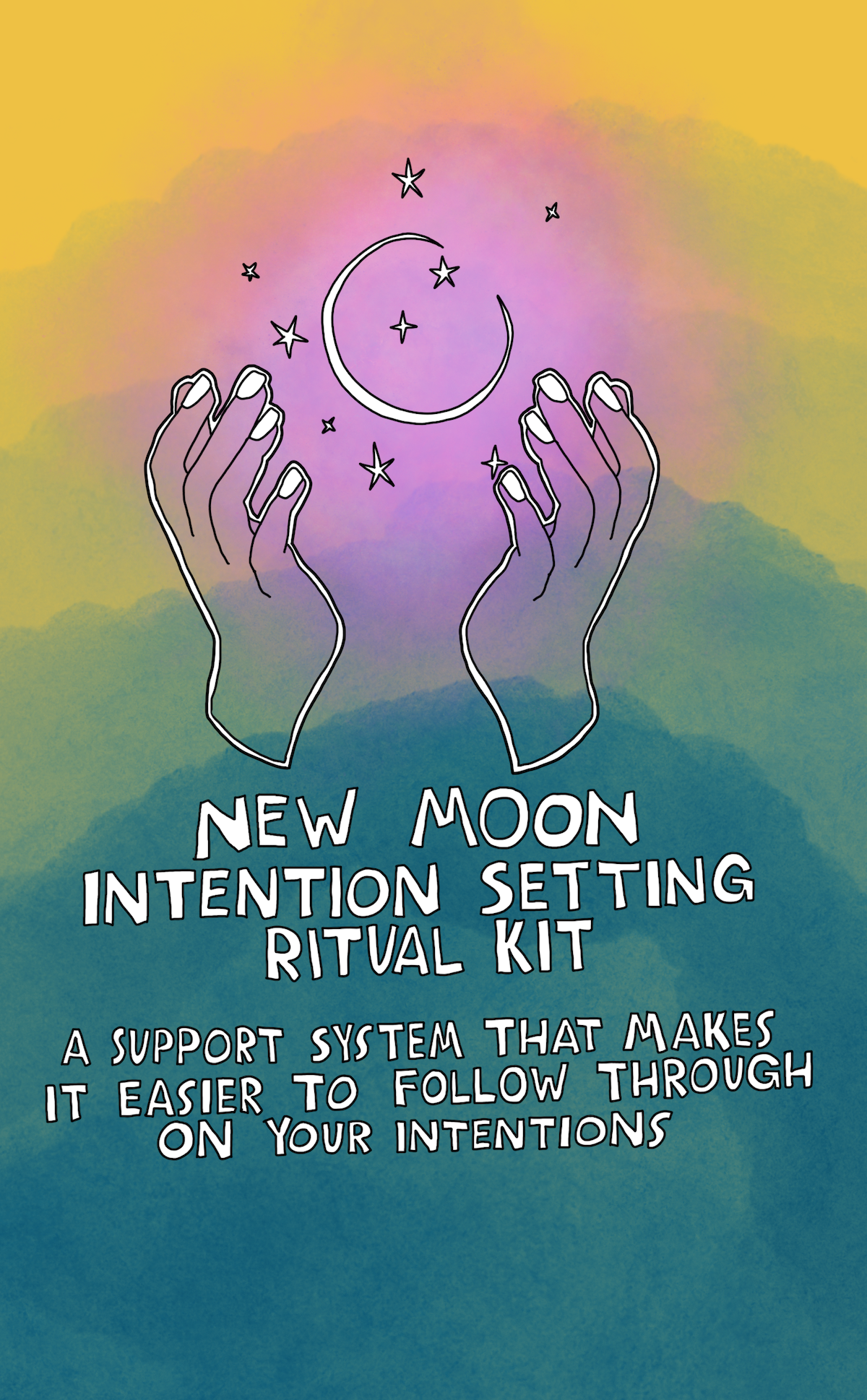 New Moon Intention Setting Ritual Kit