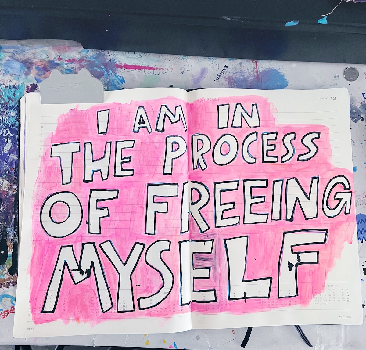 I am in the process of freeing myself
